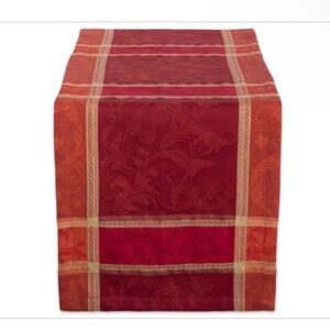 DII Harvest Wheat Jacquard Table Runner 14x72